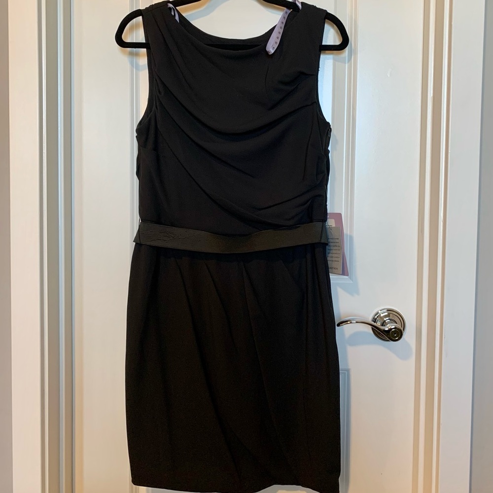 JS Collections LBD Sleeveless Black Dress Size 12